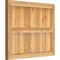 Ekena Millwork Framed Board-n-Batten Shutters, Rough Sawn Western Red Cedar, 26 7/8W x 22H, PR RBF06S26X022RWR - alternate 2